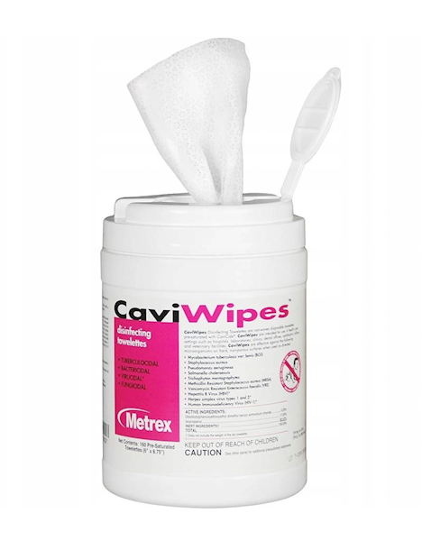 Chusteczki CAVIWIPES -BOX 160szt