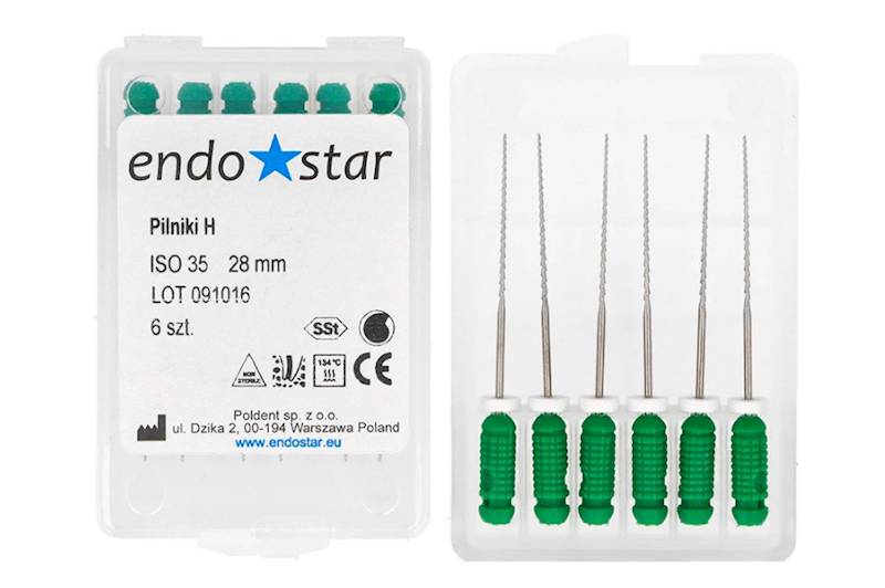 Pilniki H 6szt 35. dł 28mm