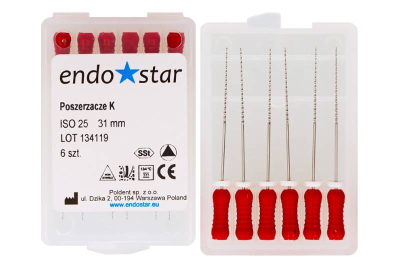 Poszerzacze typu K 6 szt Nr 25 31mm