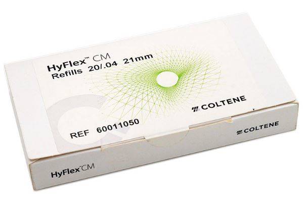 Pilniki niklowo-tytanowe HyFlex CM COLTENE 6szt 