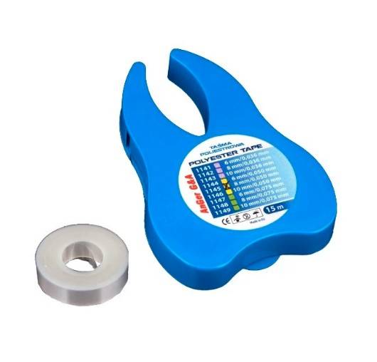 Taśma poliestrowa ZĄB 1143 10mm 0.036mm