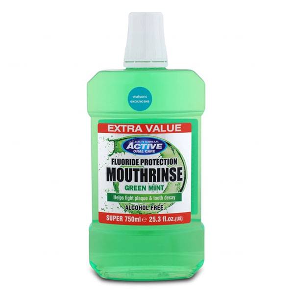 Płyn do płukania ust ACTIVE Green mint +F 750ml