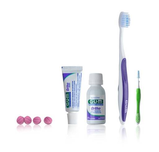 Gum ORTHO zestaw podróżny / na start ORTO
