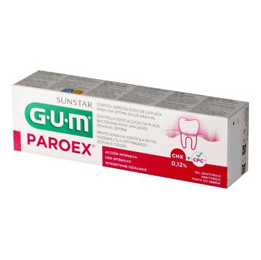 Gum PAROEX 0,12% CHX+CPC pasta krwawienie 75ml