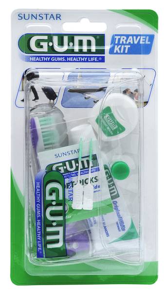 Gum TRAVEL KIT Zestaw podróżny Original White