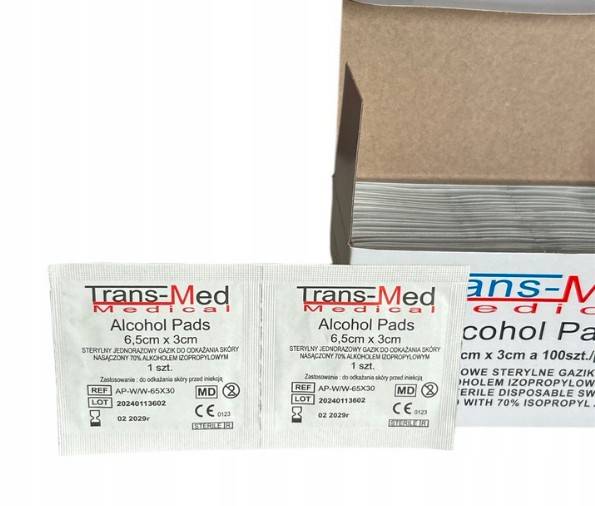 alcoCLEAN - Gaziki do oczyszczania skóry 100szt