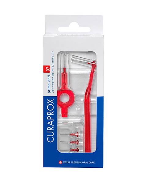 Curaprox CPS 07 prime Start 5szt+ 2x uchwyt