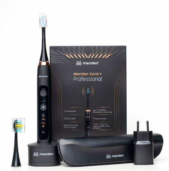 MERIDEN Sonic+ PROFESSIONAL Black - szczoteczka 