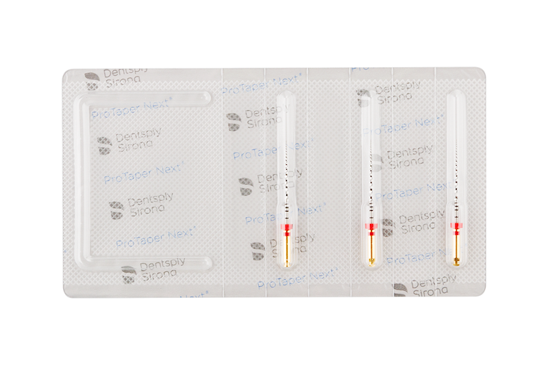Protaper NEXT X2 31mm 3szt Dentsply czerwony