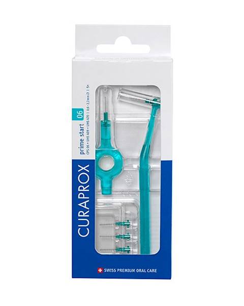 Curaprox CPS 06 prime Start 5szt + 2x uchwyt