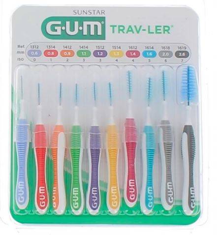 GUM Trav - Ler MIX szczoteczki międzyzębowe 10szt.