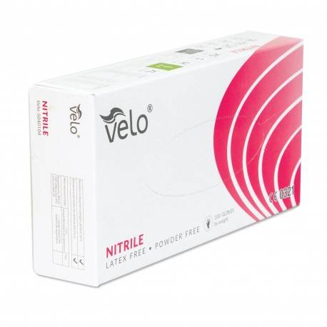 VELO Rękawiczki Nitrylowe L op.100szt 