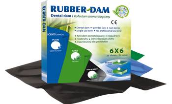 Rubber-Dam Medium-Koferdam średni op. 36szt BLACK