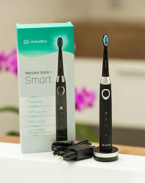 MERIDEN Sonic+ SMART Black - Szczoteczka Soniczna
