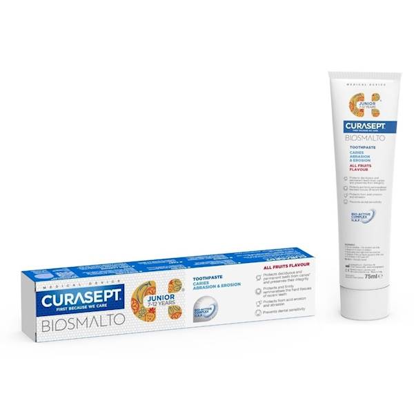 Curasept BIOSMALTO Junior Pasta 7-12 lat 75ml