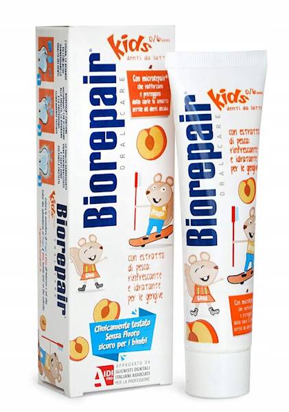 Biorepair Kids 50ml Brzoskwinia - pasta do zębów