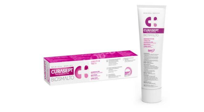 Curasept BIOSMALTO SENSITIVE pasta 75ml różowa