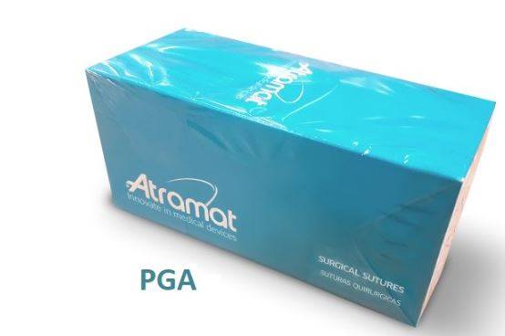 Atramat PGA wchłanialne 3-0 45cm 16mm op 12szt