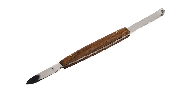Nóż do wosku LESSMAN (żłobiony) mały 13cm