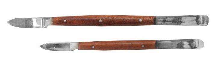 Nóż do wosku LESSMAN (żłobiony) mały 13cm