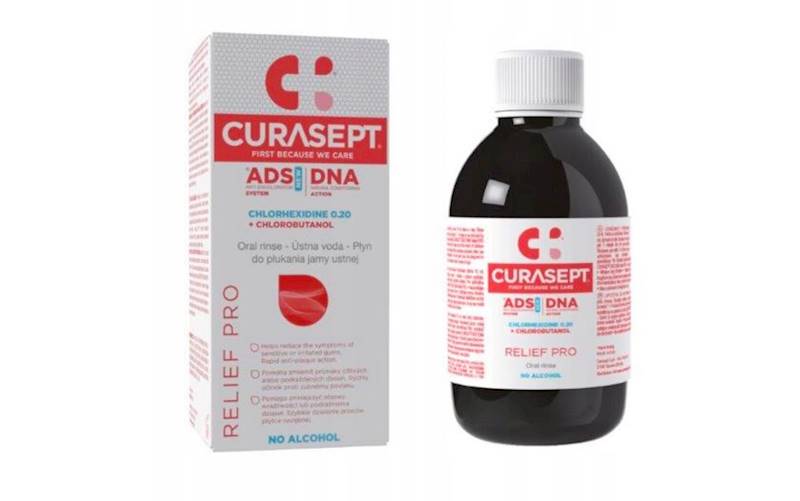 CURASEPT ADS DNA 220 Relief PRO Płyn 200ml