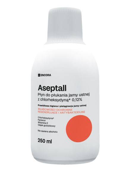 Aseptall 250ml chlorheksydyna 0,12%