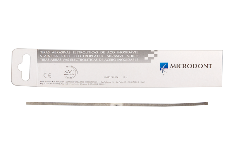 Microdont Paski metalowe ścierne 4mm op.12szt