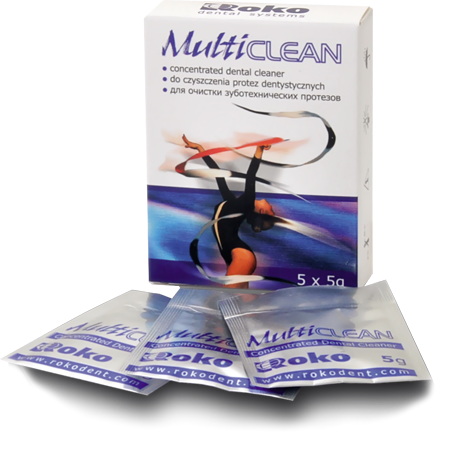 MultiCLEAN op 5szt do protez nylonowych 5g ROKO