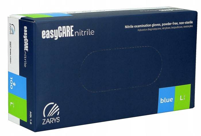 EasyCare rękawice nitrylowe BP niebieskie 100szt L