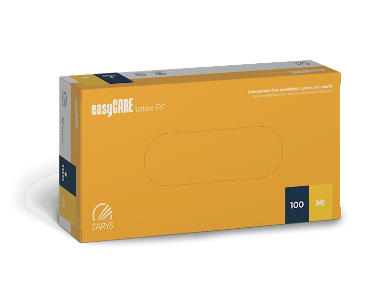 Rękawiczki EAsyCARE lateks BPD M 100szt