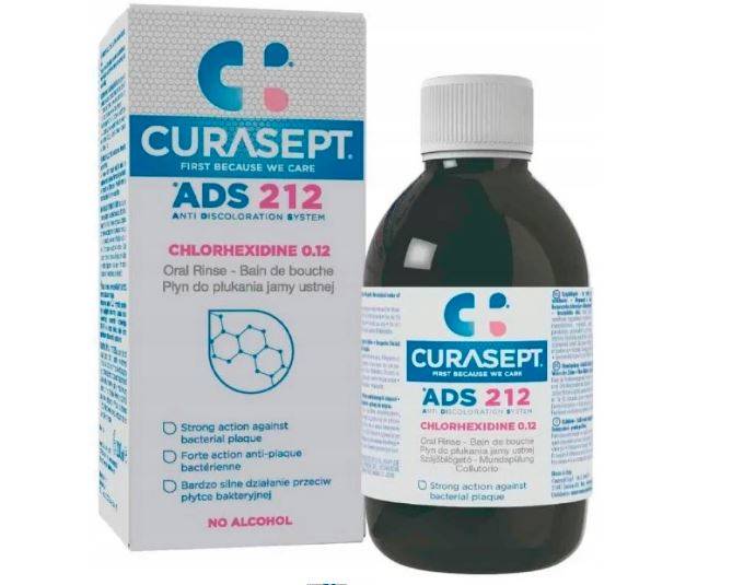 CURASEPT ADS 212 0,12% CHX + PVP-VA Płyn 200ml