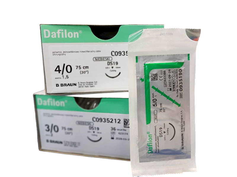 Nici chirurg. DAFILON 4/0 DS19 75cm 1szt