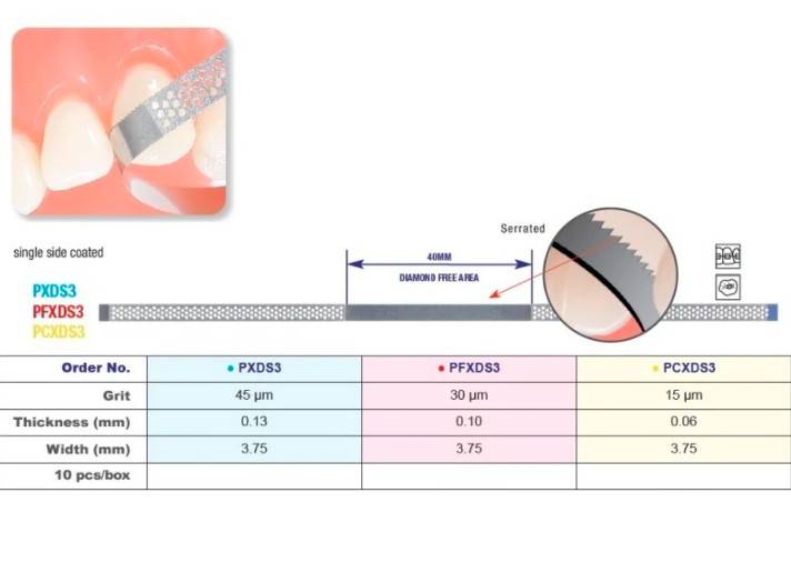 Diamond Strips Edenta 3,75mm  PCXDS3