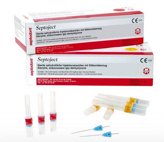 Igły do karpuli SEPTOJECT 0,30 x 08