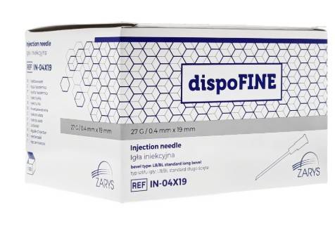 Igły iniekcyjne 0,40 x 19  100szt.