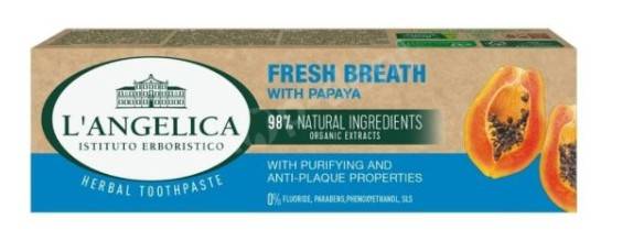 Pasta L'ANGELICA Świeży oddech PAPAJA 75 ml