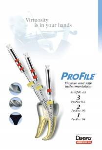 Profile pilniki Maillefer - różne rozmiary - 1szt.