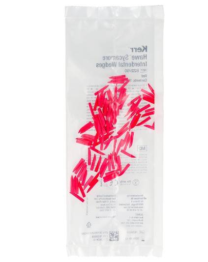 Kliny drewniane Kerr 822/60 czewony róż