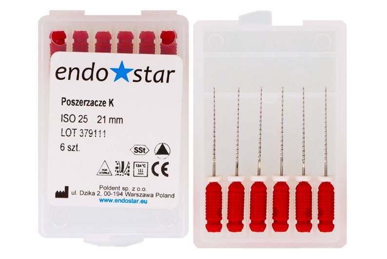 Poszerzacze typu K 6 szt nr  25. 21mm