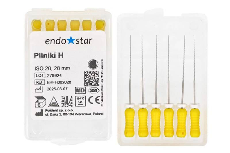 Pilniki H 6szt 20 dł 28mm