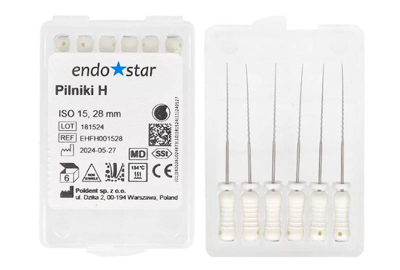 Pilniki H 6szt 15. dł 28mm