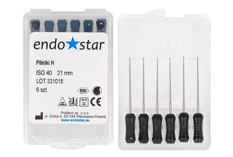 Pilniki H a' 6 szt. 40 dł. 21 mm