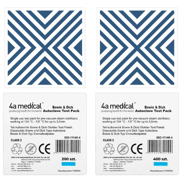 Bowie & Dick test 4a medical II klasa