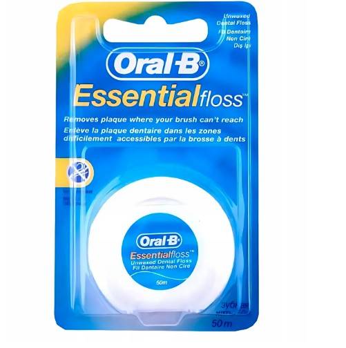 Oral-B nić Essential Floss BEZwosku 50m