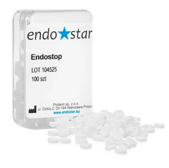 Endostopy białe 100szt