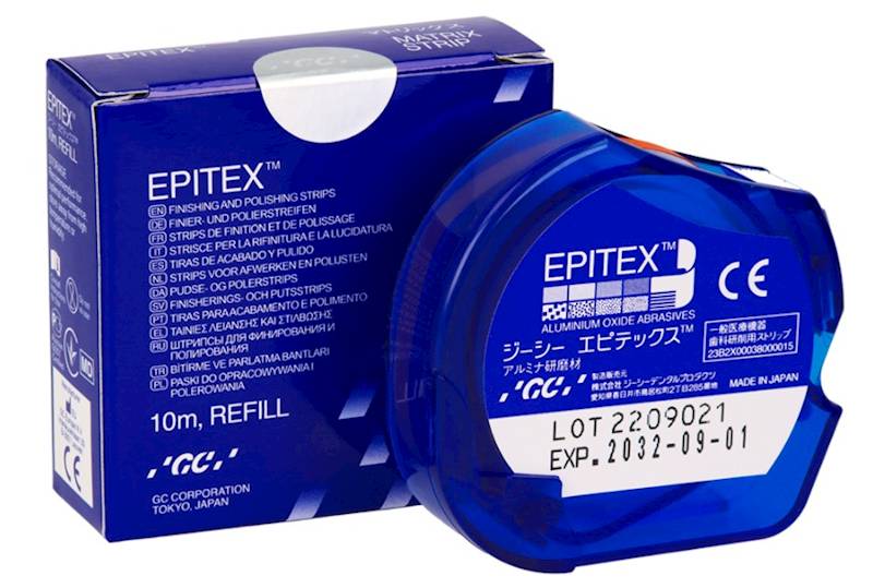 EPITEX GC taśma ścierna Extra Fine red 10m