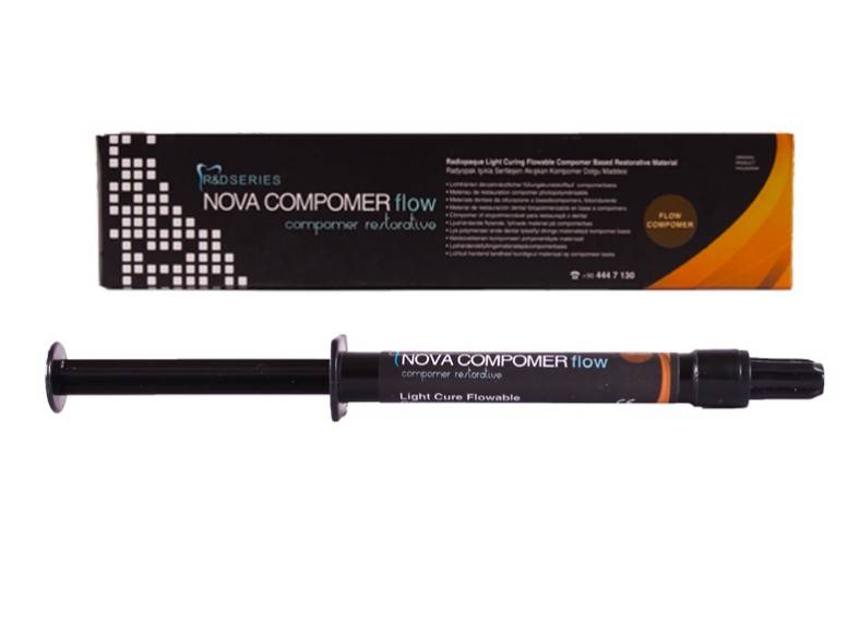 Nova Compomer flow COLOR 2g różowy