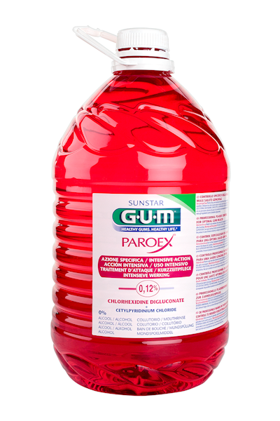 Gum PAROEX 0,12% CHX+CPC płyn gabinetowy 5l