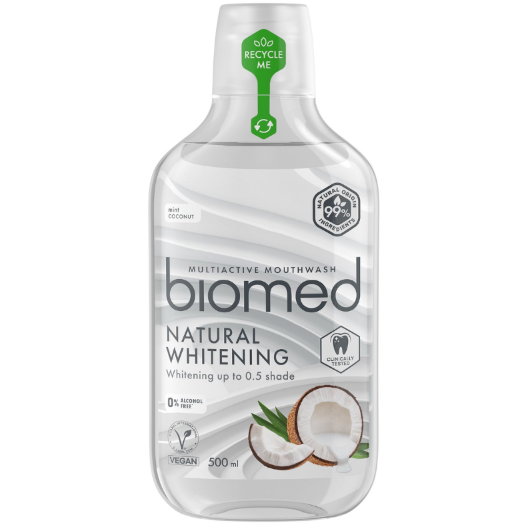 Biomed płyn NATURAL WHITENING KOKOS 500ML 
