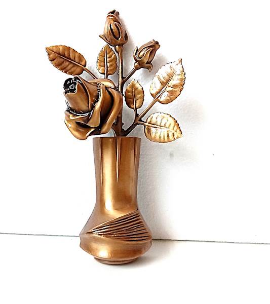 Rosa Con Semivaso P.BR